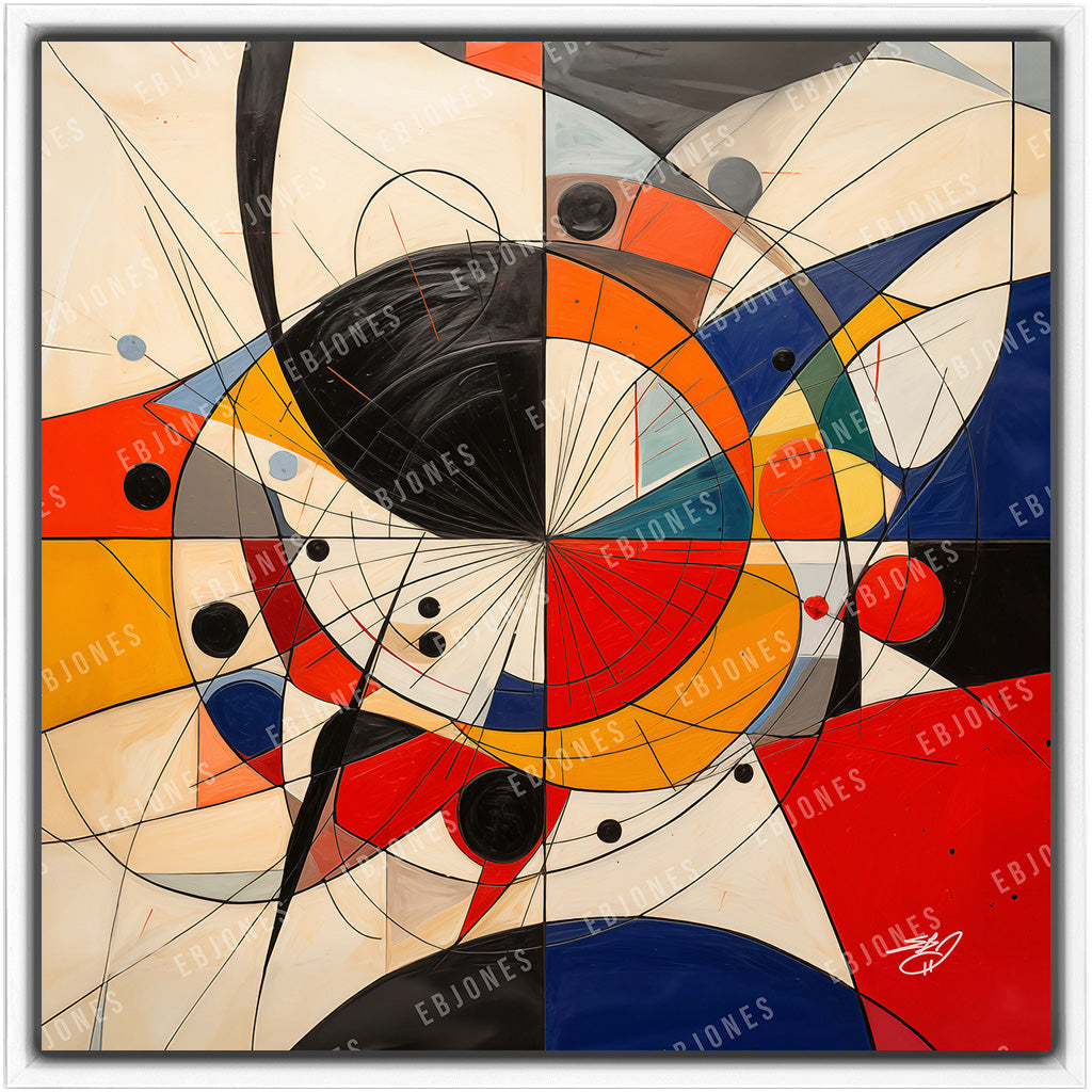 White Floating Frame